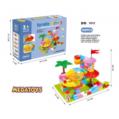 CVN2-1012-Mega Junior Blocks - Đồ chơi ghép hình công viên nước cho bé ( 102PCS)