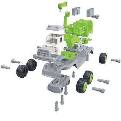 Bộ đồ chơi lắp ráp Vecto DIY 3 trong 1 - Dòng xe vệ sinh